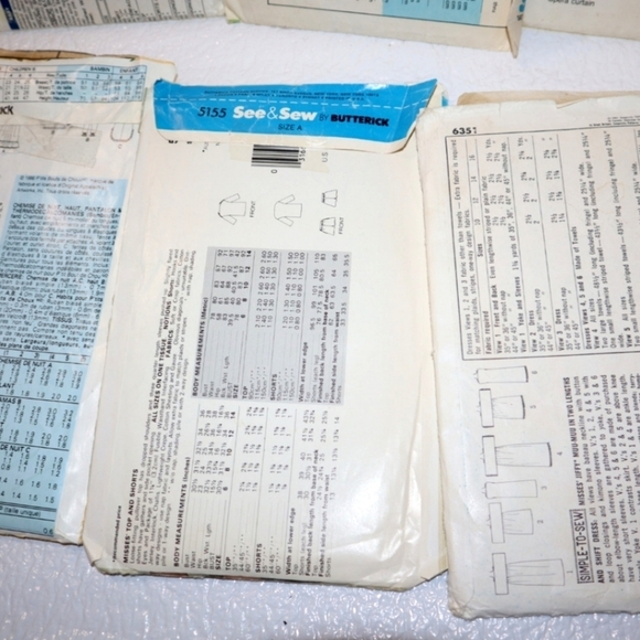 Lot of Sewing Patterns Simplicity McCall Butterwick - Picture 15 of 16